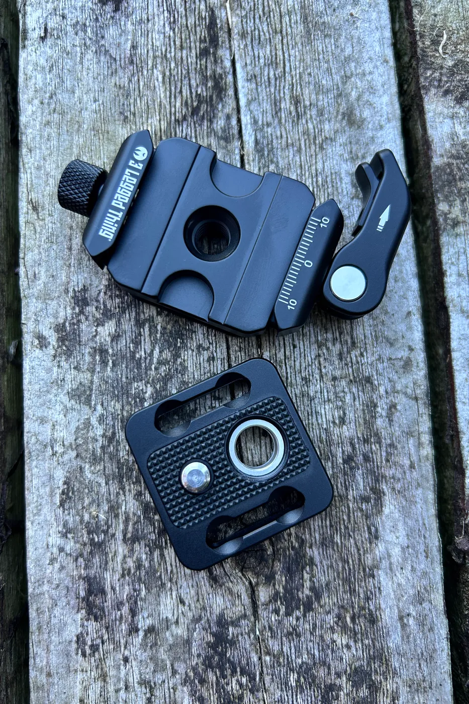 3 Legged Thing Ultra Clamp and QD Arca-Swiss plate.